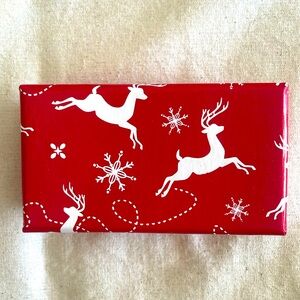 Reindeer Christmas Gift Box - Unique 2-Sided Design - Sturdy